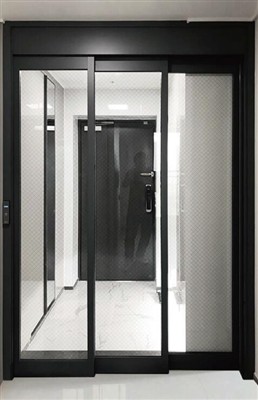 ALUMINUM FRAME AUTOMATIC TELESCOPIC SLIDING DOOR